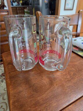 mid century hazel atlas steins/mugs cookout pattern
